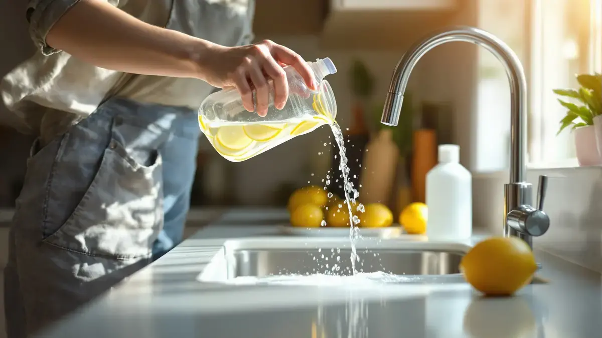 Zonder azijn of zuiveringszout maakt dit trucje een afvoer bijna moeiteloos schoon