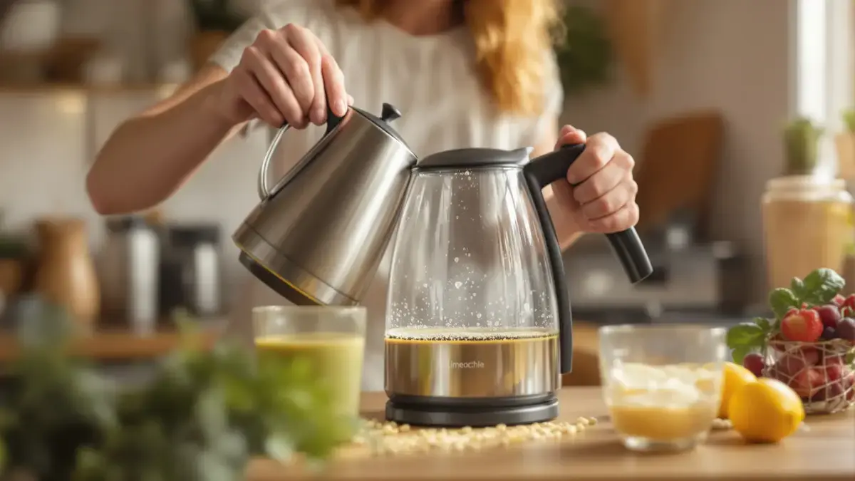 Noch azijn, noch zeep: deze techniek verwijdert kalkaanslag voorzichtig uit de waterkoker