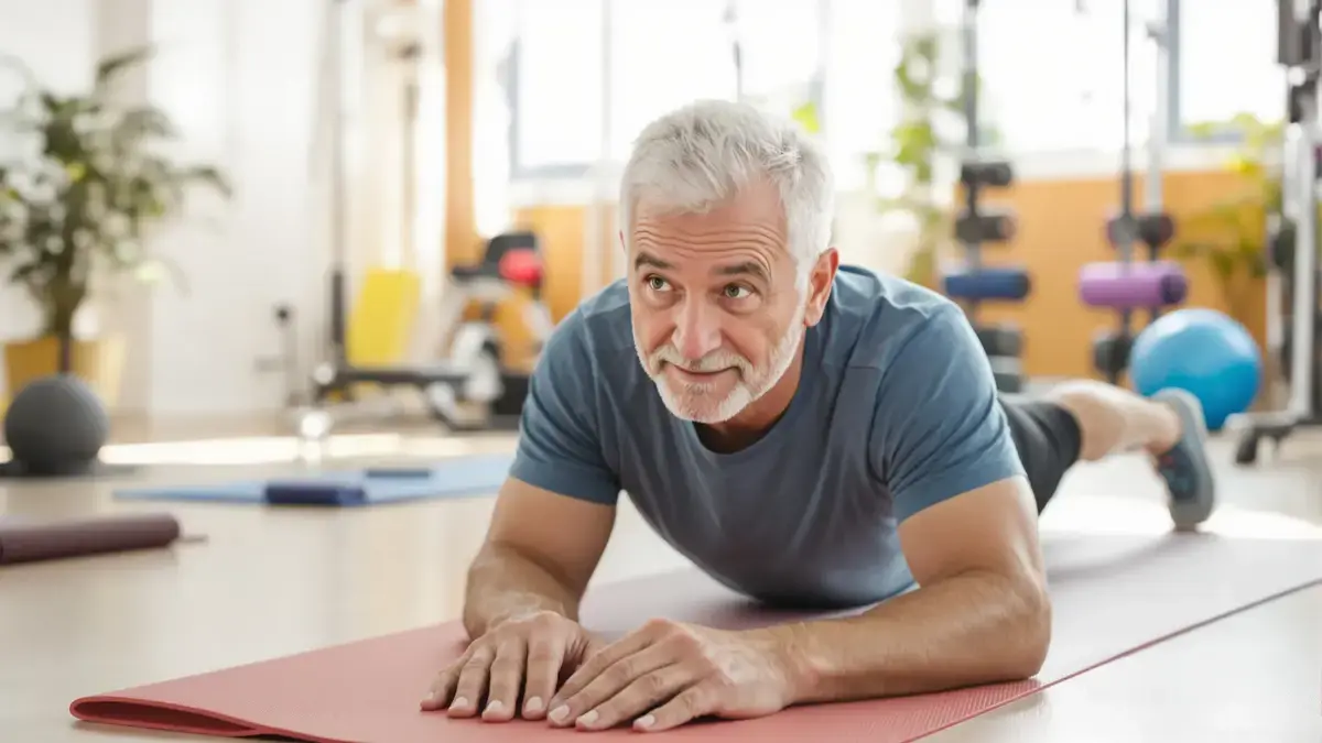 Vanaf je 55e vervangen deze oefeningen crunches en zijn ze beter om de buikspieren te versterken