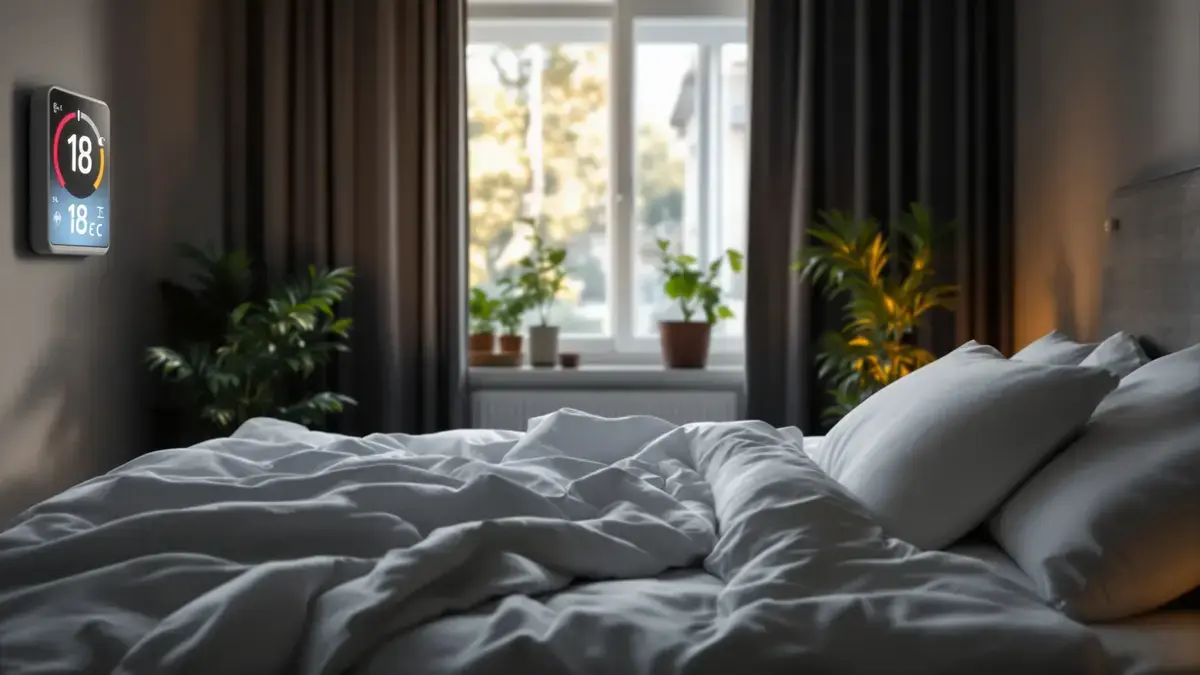 Diepe slaap: de ideale kamertemperatuur en hoe je die behoudt