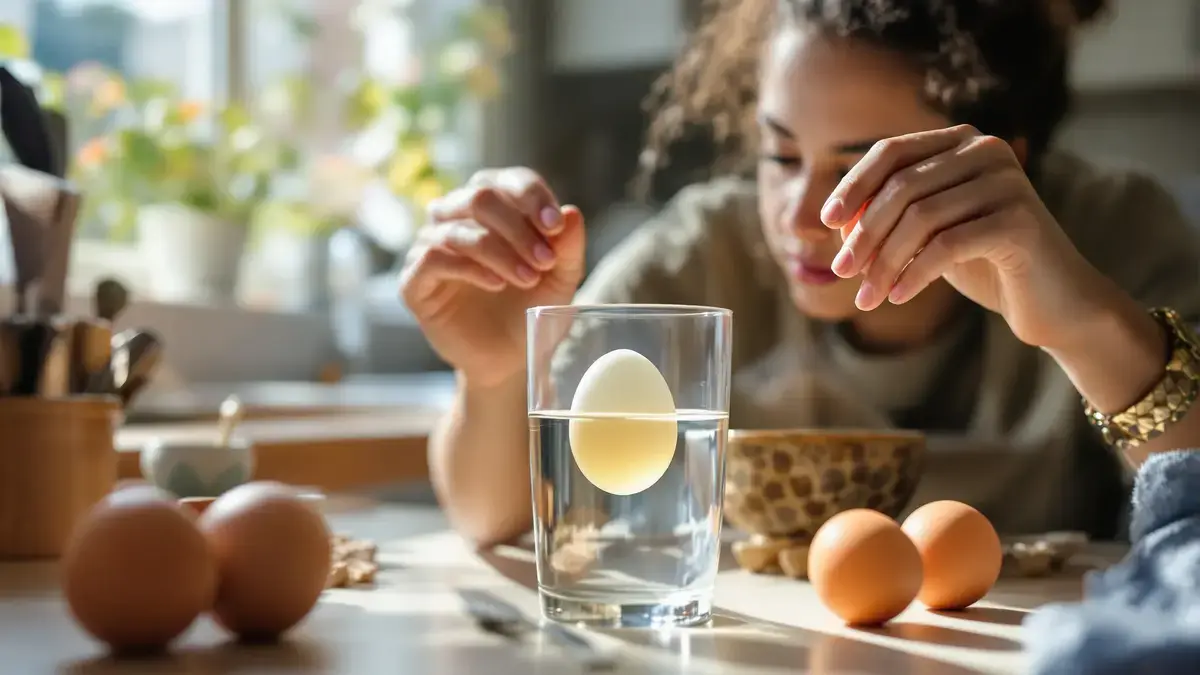 Is een ei nog goed of niet? De test met een glas water blijft het meest betrouwbaar.