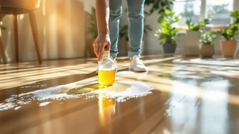 Geen azijn, geen was: de eenvoudige huistruc die doffe parketvloeren weer laat glanzen