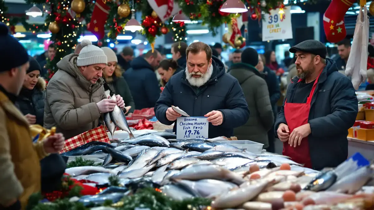 Waarom je beter geen vis koopt tussen Kerst en Nieuwjaar