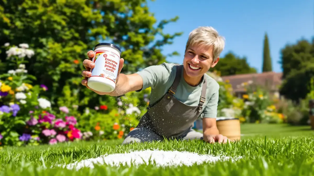 Dit goedkope keukenpoeder verrast door zijn doeltreffendheid tegen gazonmos