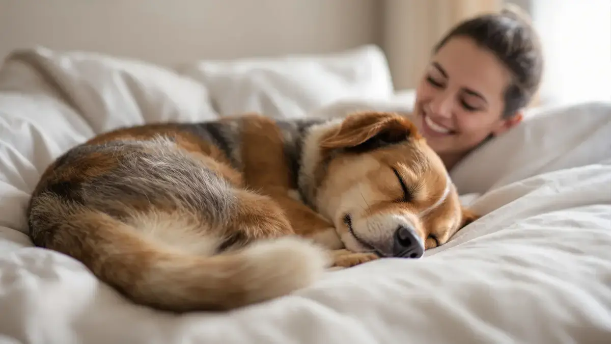 Waarom sommige honden in hun slaap met hun staart kwispelen, volgens specialisten in diergedrag
