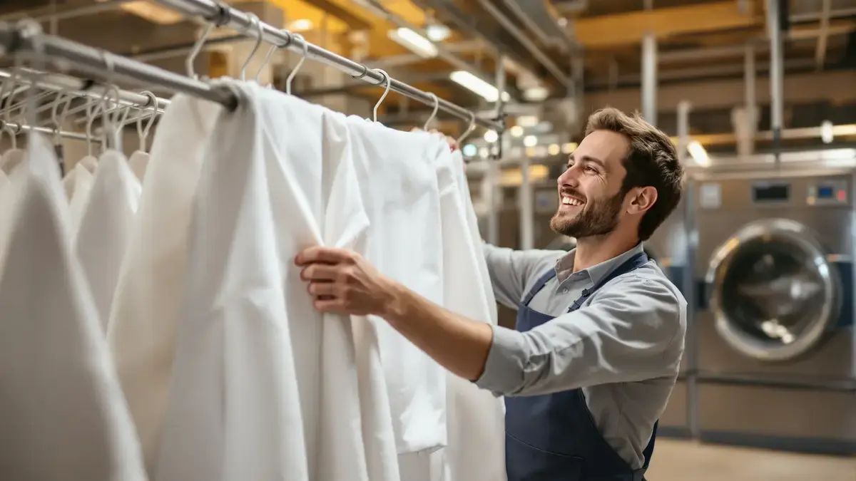De tip van hotelwasserijen voor wasgoed dat sneller droogt en zonder kreukels