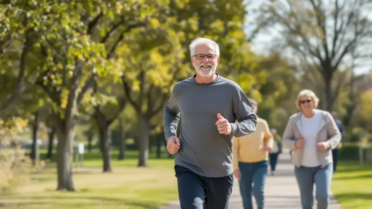 Vanaf 65 jaar overtreft joggen hardlopen voor het behoud van uithoudingsvermogen en gewrichten