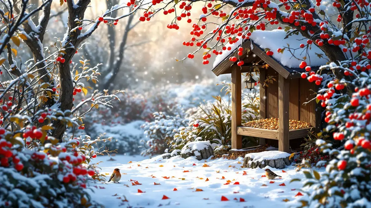 Een klein gebaar in de tuin helpt wilde dieren de winter te overleven