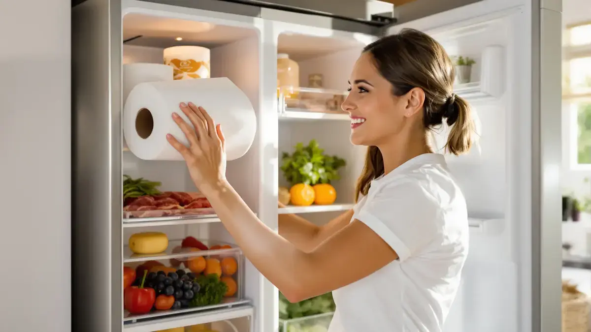 Koelkast: ontdek hoe een rol toiletpapier u tijd en energie kan besparen.