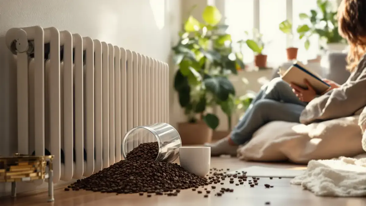 Waarom het neerleggen van koffiedik bij radiatoren ter discussie staat en wat dat werkelijk verandert in de binnenlucht