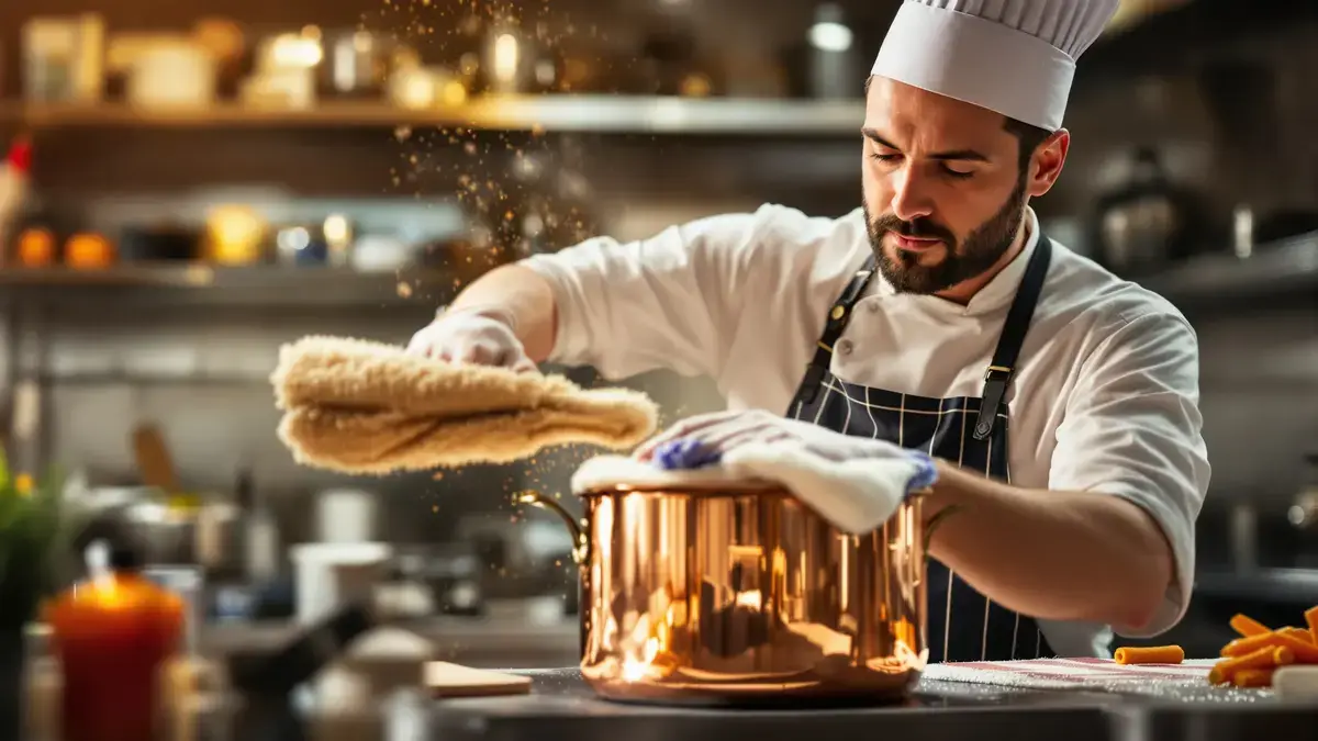 Dit onbekende trucje laat koper glanzen zonder het te beschadigen, volgens chef-koks