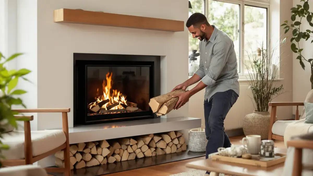 Perfect droog hout verbranden verandert daadwerkelijk de werking van de kachel