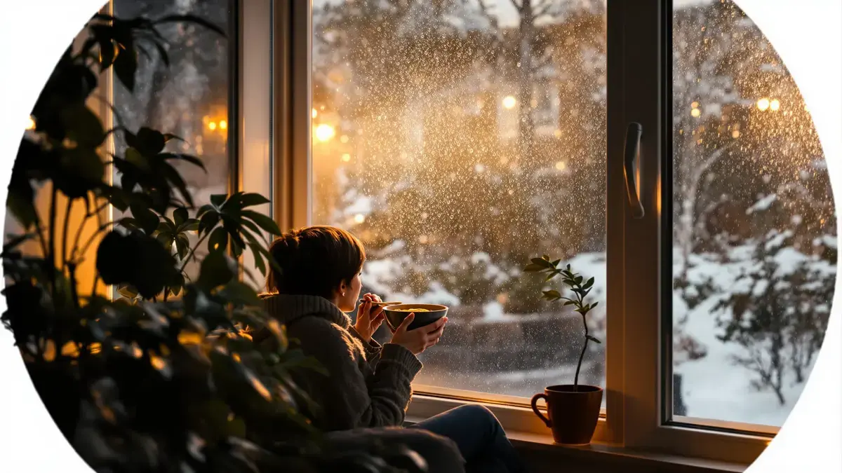 Ramen op een kier in de winter: een gewoonte die condensatie bevordert zonder dat we het doorhebben