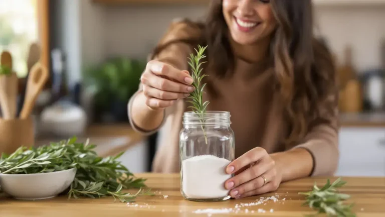 Rozemarijn en grof zeezout: waarom je ze samen in een glazen pot binnen moet bewaren