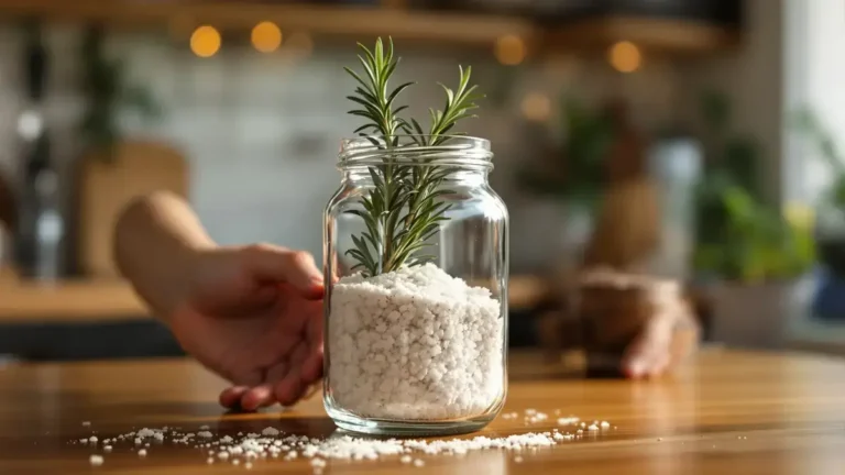 Rozemarijn en grof zeezout in een glazen pot: waarom deze combinatie steeds meer huishoudens intrigeert