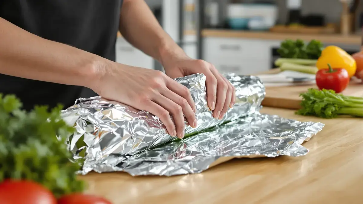 Waarom het wikkelen van selderij in aluminiumfolie het wekenlang vers houdt, volgens de wetenschap