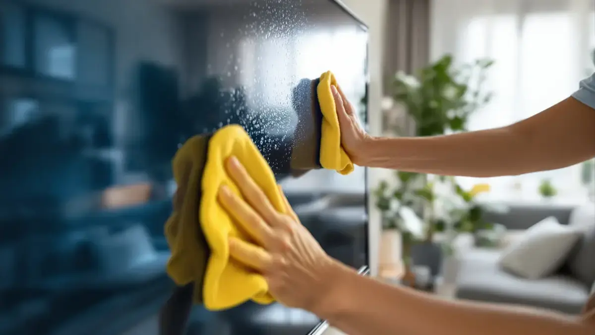 Met deze eenvoudige methode krijgt een televisiescherm snel weer een nieuw uiterlijk