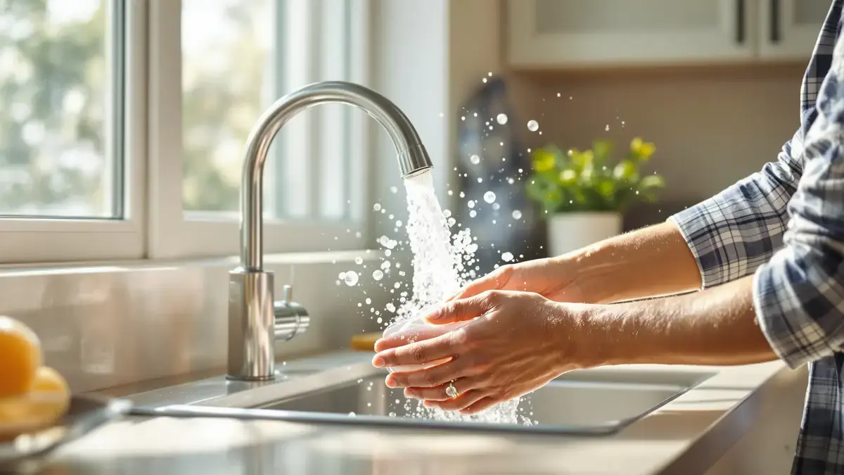 Regelmatig toegepast voorkomt deze regel moeiteloos dat de afwas zich ophoopt