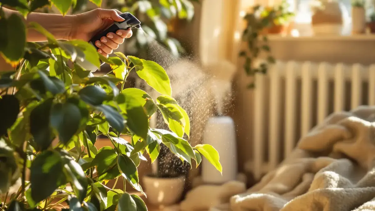 In de winter hebben kamerplanten vaak last van een eenvoudig te verhelpen onevenwicht