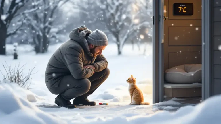 Winterse kou: dit is de precieze temperatuur vanaf wanneer een kat begint te lijden