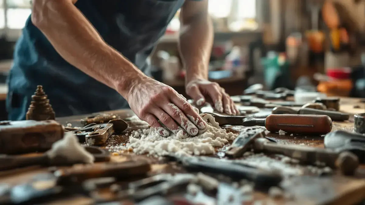Verroeste gereedschappen: baksoda reinigt ze effectief zonder ze te beschadigen