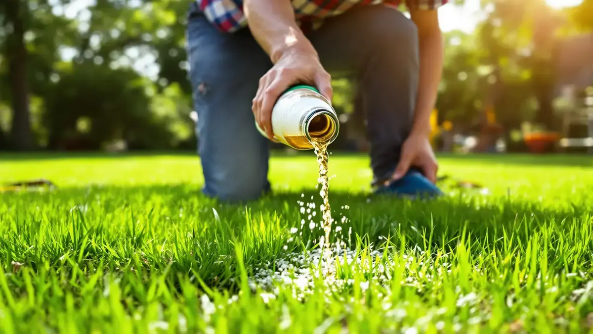 Doffe gazon: bier verbergt een verrassend effect op de grasgroei