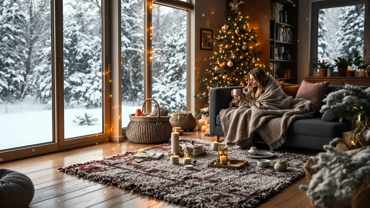 Het heeft gesneeuwd? Dit is het ideale moment om uw wollen tapijt naar buiten te halen, en de reden is verrassend