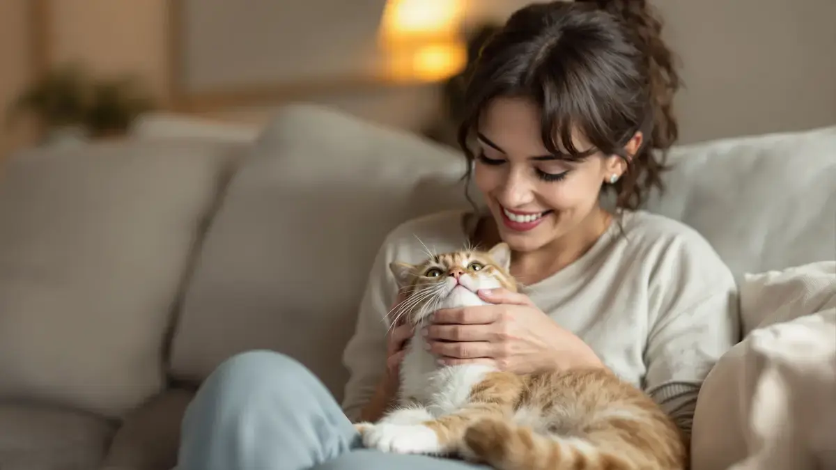 De kat kiest zijn favoriete persoon niet willekeurig, maar op basis van welbepaalde criteria