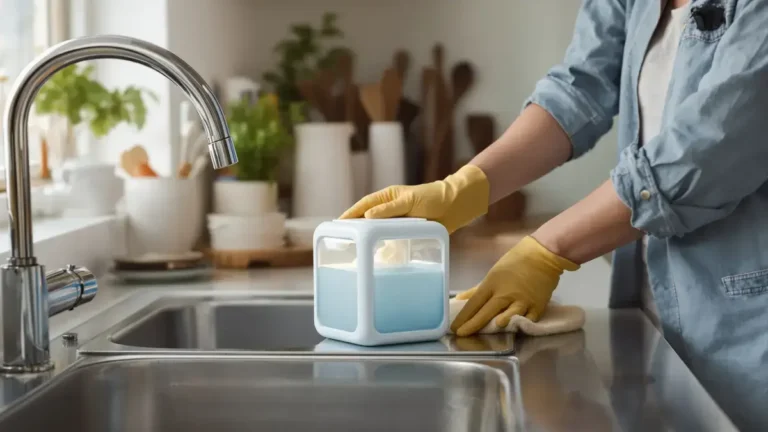 Een klein blokje bij de gootsteen is een onverwachte bondgenoot geworden om de oven moeiteloos schoon te maken