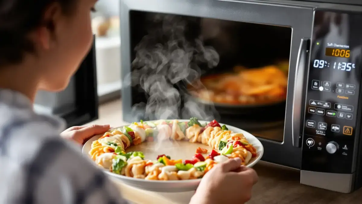 Als je gerechten in het midden koud blijven, verandert deze magnetrontechniek het resultaat volledig