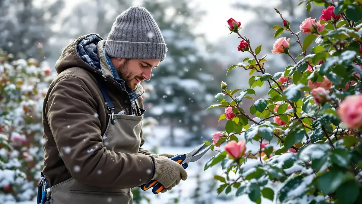 Een nauwkeurige snoei van rozen in januari vermindert het optreden van ziekten gedurende het jaar