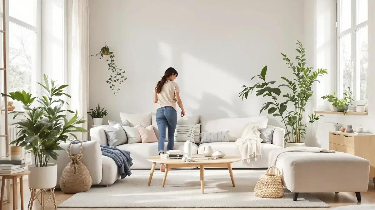 Een Noordse opruimmethode helpt een interieur ordelijk te houden zonder druk