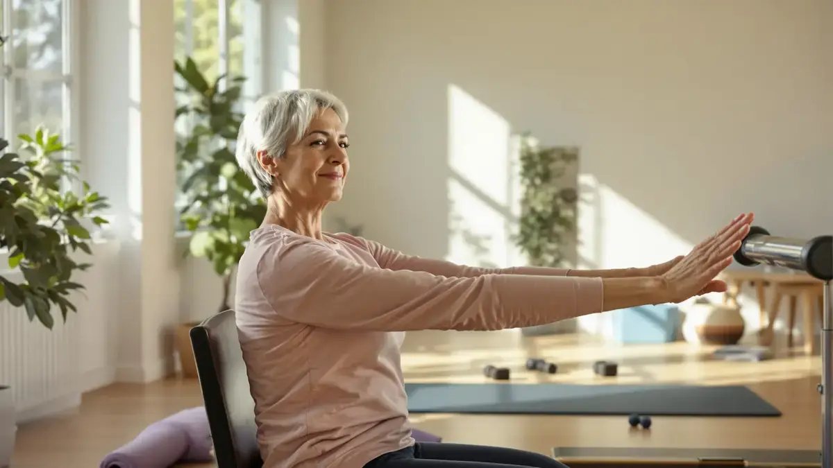 Op 52-jarige leeftijd verbeterde deze Pilates-op-stoelles mijn houding en vitaliteit aanzienlijk