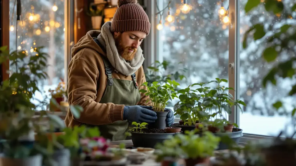 Sommige planten zullen nooit goed opkomen als ze niet al in januari worden gezaaid, ondanks de kou