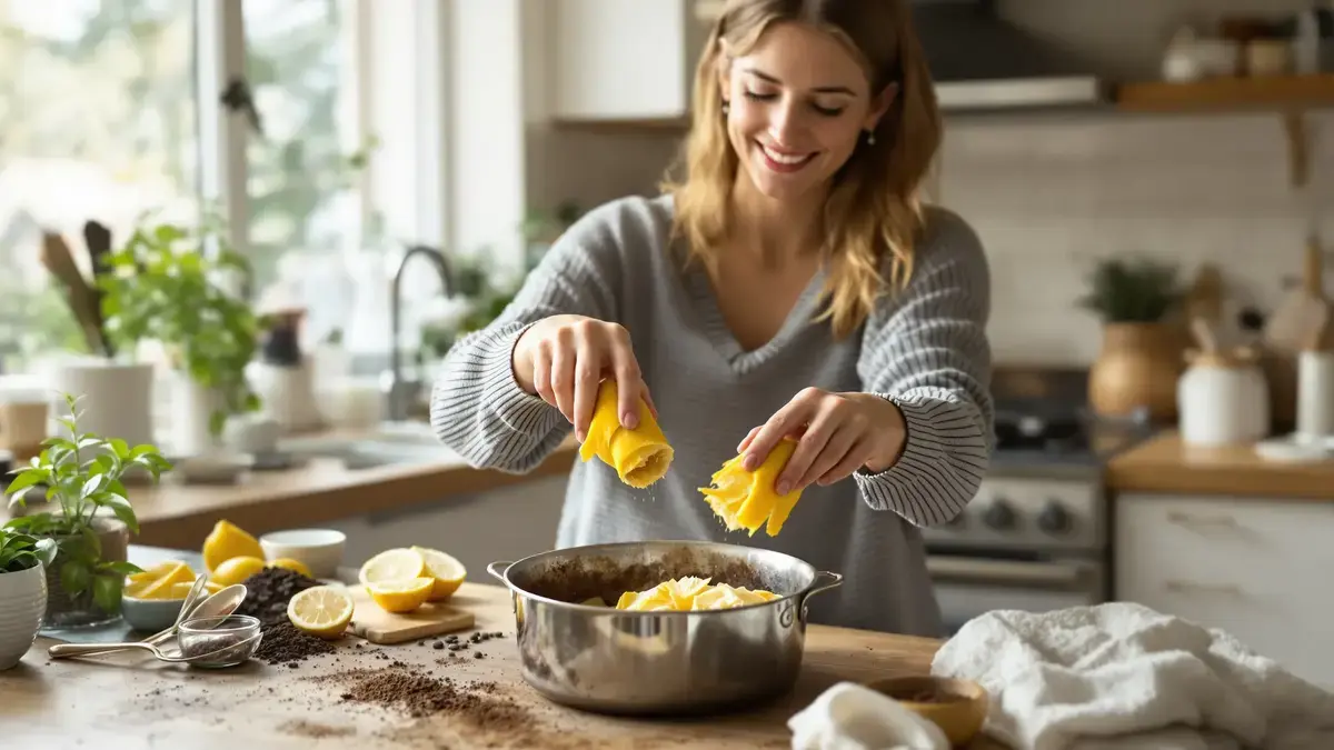 Een simpel restje uit de keuken kan verbrande pannen en erg aangekoekte potten redden