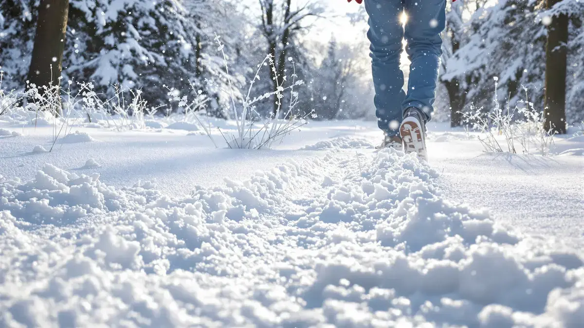 Als de sneeuw onder je voeten knerpt, weet je de exacte temperatuur en de wetenschap legt dat heel goed uit