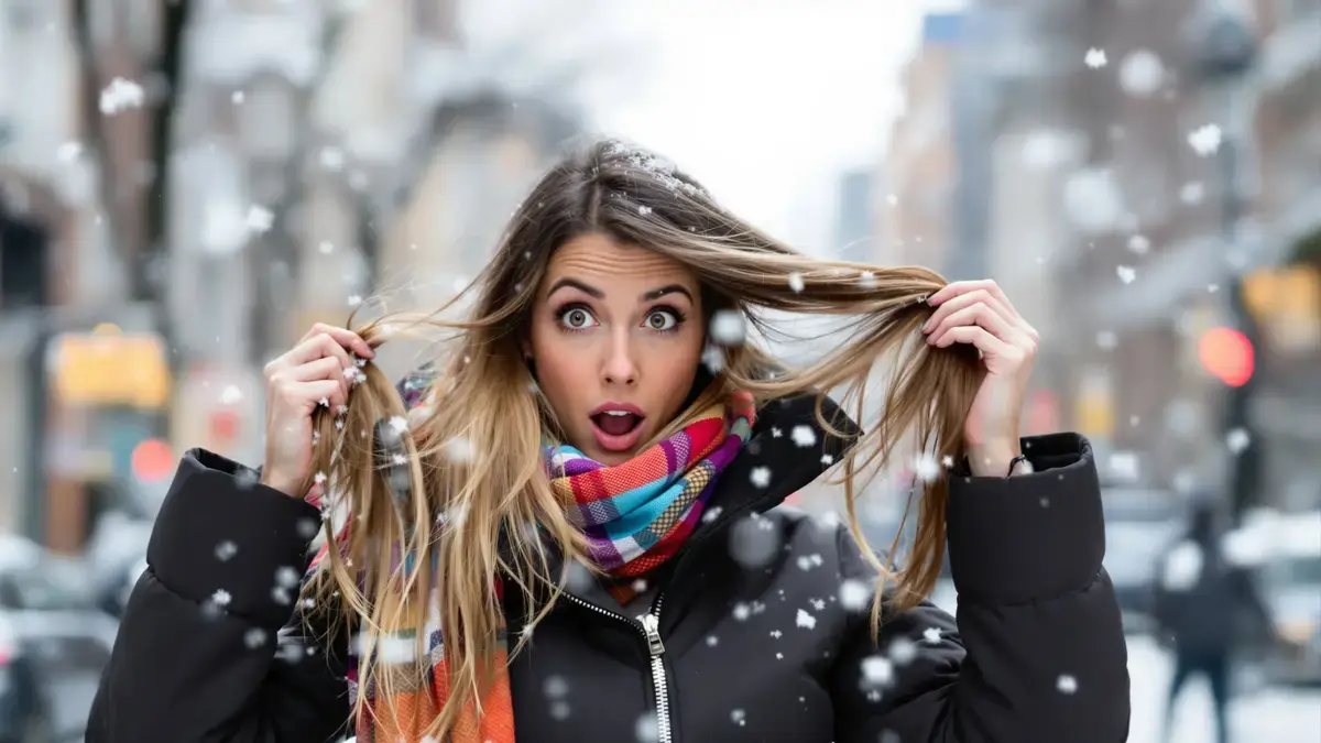 Een vergeten gebaar kan in een seconde voorkomen dat je haar vast komt te zitten in de rits midden in de winter