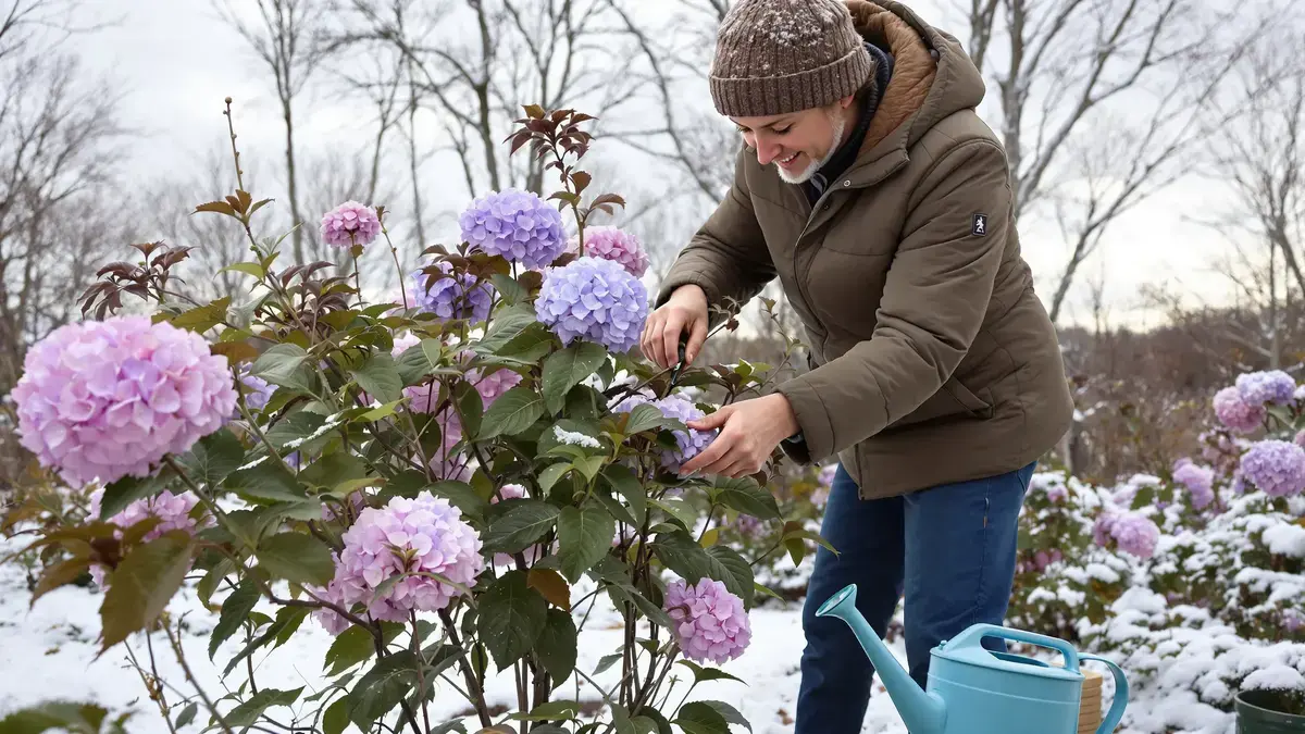 Een vaak vergeten handeling in januari kan de hele bloei van hortensia’s in het voorjaar verpesten