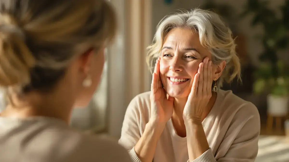 Na je vijftigste laten deze gerichte oefeningen je gezicht zichtbaar steviger worden