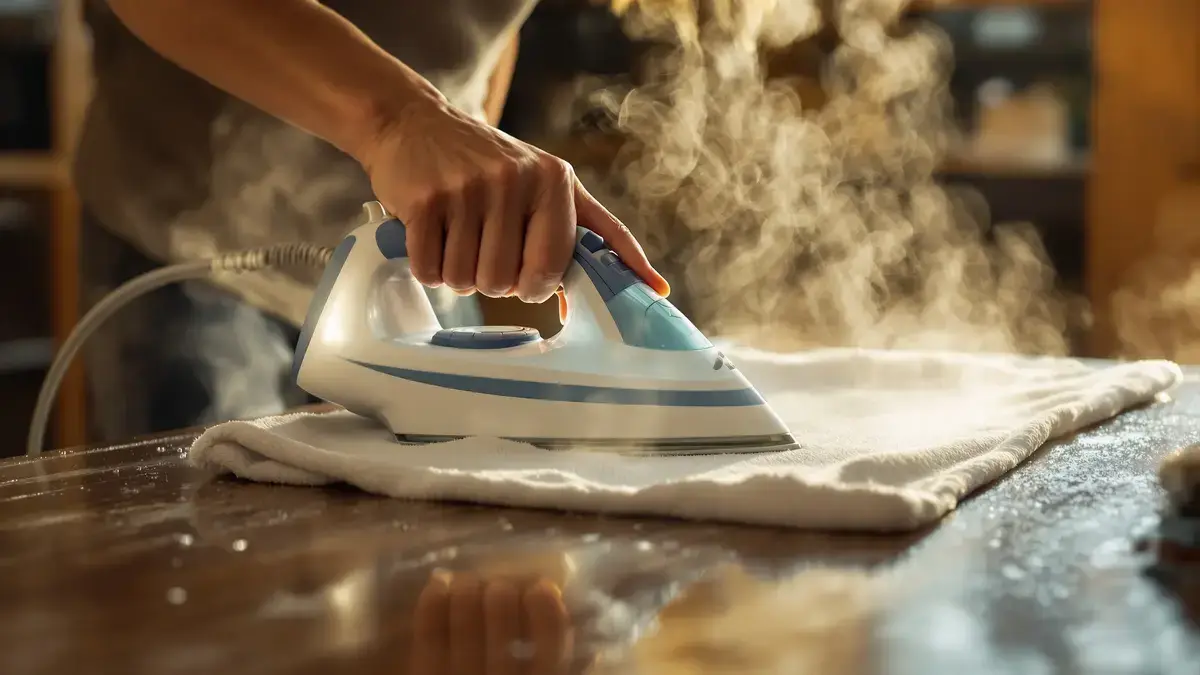 Watervlekken op hout: dit trucje met warmte verwijdert ze in enkele minuten