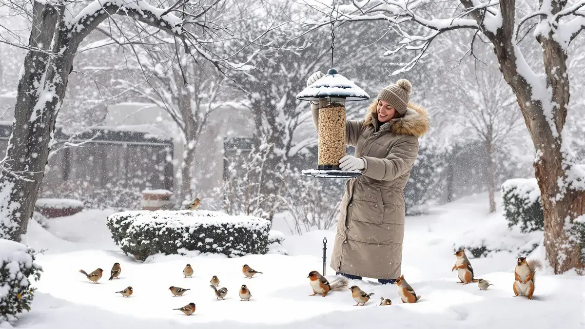 In de winter kunnen sommige voederhuisjes gevaarlijk zijn voor vogels als ze verkeerd gebruikt worden.