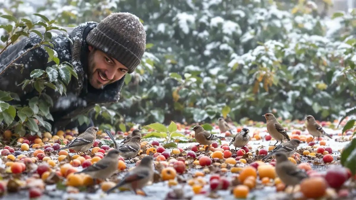 Een wintervrucht die je uit reflex weggooit kan toch vogels aantrekken en de vruchtbaarheid van je moestuin veranderen